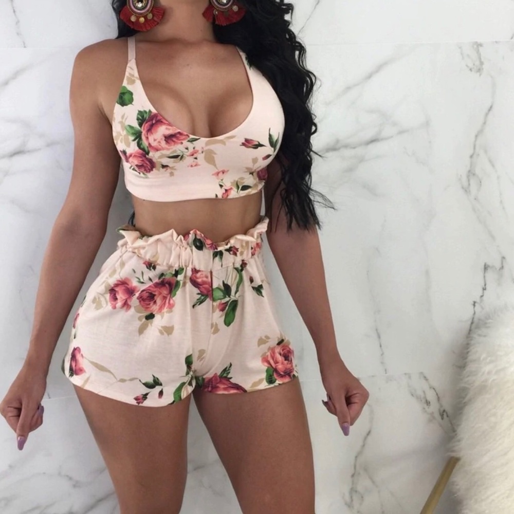✨✨✨Flower print set✨✨✨
